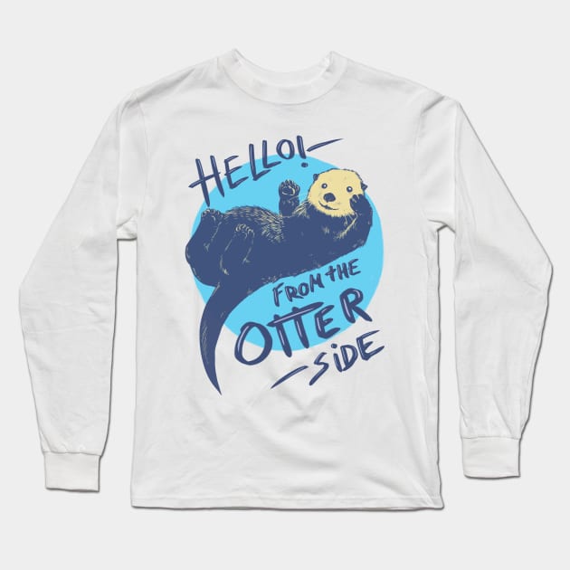 Otter side! Long Sleeve T-Shirt by PaprikaMoony91